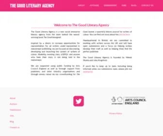 Thegoodliteraryagency.org(The good literary agency) Screenshot