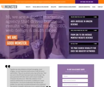 Thegoodmonster.com(The Digital Marketing Agency) Screenshot