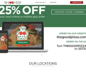 Thegoodpizza.com(The good pizza) Screenshot