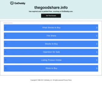 Thegoodshare.info(BeMinimal) Screenshot