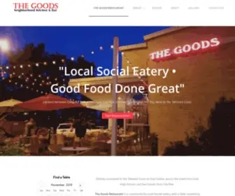 Thegoodsrestaurant.com(The Goods Restaurant) Screenshot