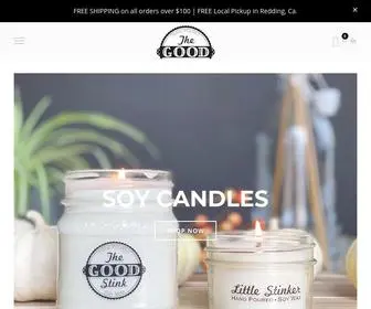 Thegoodstink.com(Soy Candles) Screenshot