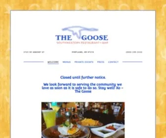 Thegoosepdx.com(The Goose) Screenshot