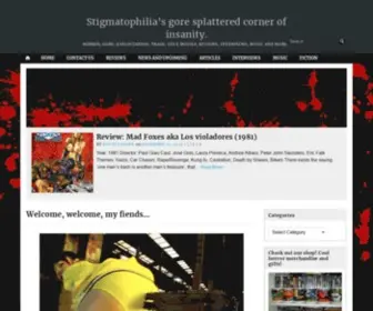 Thegoresplatteredcorner.com(Horror, Gore, Exploitation, Trash, Cult Movies) Screenshot