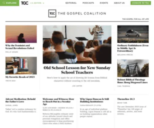 Thegospelcoalition.org(The Gospel Coalition (TGC)) Screenshot