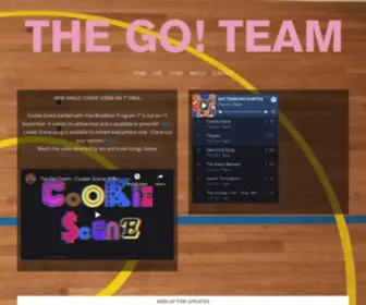 Thegoteam.co.uk(The Go Team) Screenshot