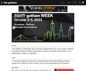 Thegotham.org(The gotham film & media institute) Screenshot