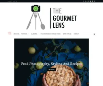 Thegourmetlens.com(The Gourmet Lens) Screenshot