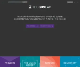 Thegovlab.org(The Governance Lab) Screenshot