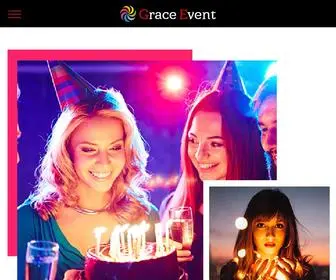 Thegraceevent.com(Event planner) Screenshot