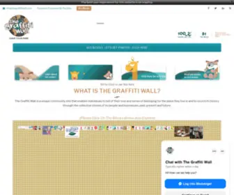 Thegraffitiwall.com(The Graffiti Wall) Screenshot