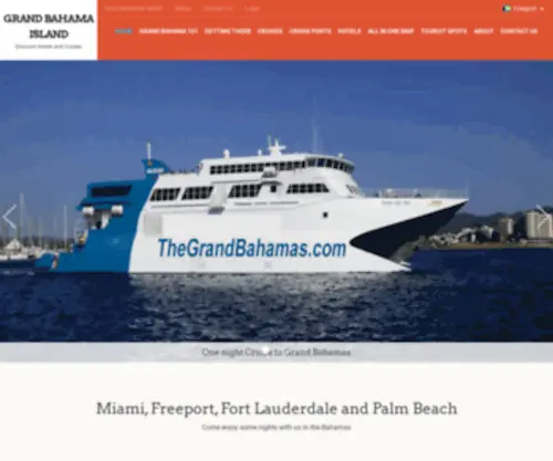 Thegrandbahamas.com(Grand Bahama Island This information about Grand Bahama Islands) Screenshot
