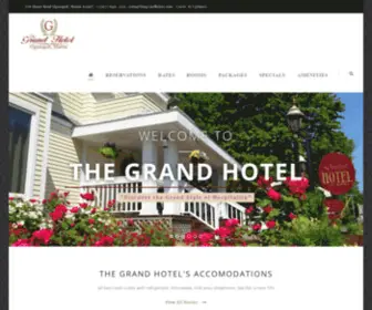 Thegrandhotel.com(Discover the Grand Style of Hospitality) Screenshot