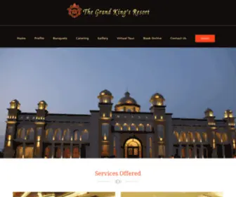 Thegrandkingsresort.com(The Grand Kings Resort in Jalandhar) Screenshot