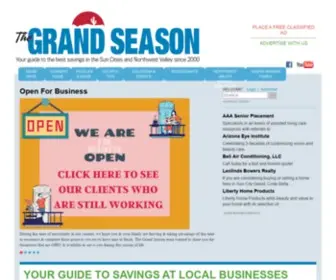 Thegrandseason.com(The Grand Season AZ) Screenshot