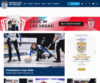 Thegrandslamofcurling.com(The Grand Slam Of Curling) Screenshot