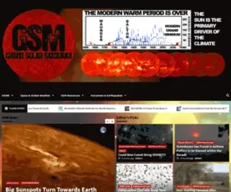 Thegrandsolarminimum.com(CYCLE 25 FORECASTED TO BE LOWEST IN 200 YRS WHAT) Screenshot