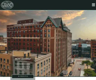 Thegrandwisconsin.com(The Grand Wisconsin Apartments) Screenshot