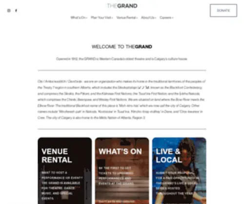 Thegrandyyc.ca(The Grand YYC) Screenshot