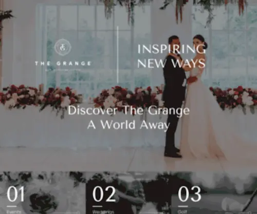 Thegrangegolfclub.com.au(The Grange) Screenshot