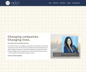 Thegrantpartners.com(Changing companies) Screenshot