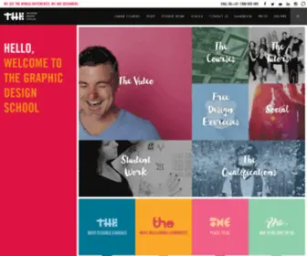 ThegraphiCDesignschool.co.uk(The Graphic Design School) Screenshot