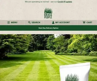 Thegrasspeople.com(Grass Seed) Screenshot