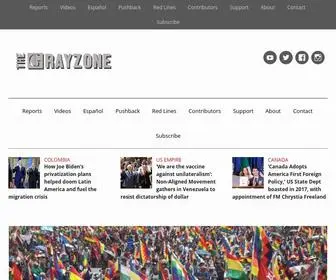 Thegrayzone.com(The Grayzone) Screenshot