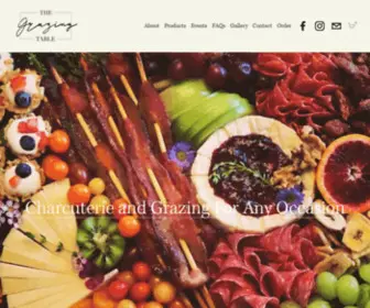 Thegrazingtabletulsa.com(The Grazing Table) Screenshot