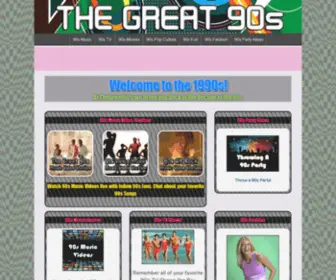 Thegreat90S.com(The Great 90s) Screenshot