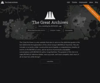 Thegreatarchives.com(The Great Archives) Screenshot