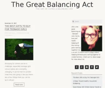 Thegreatbalancingact.com(Thegreatbalancingact) Screenshot