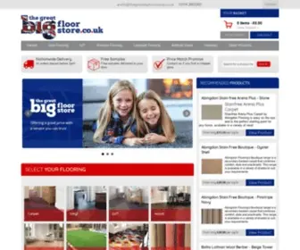 Thegreatbigfloorstore.co.uk(The Great Big Floor Store) Screenshot