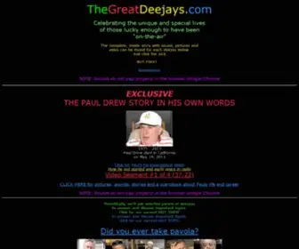 Thegreatdeejays.com(TheGreatDeeJays) Screenshot