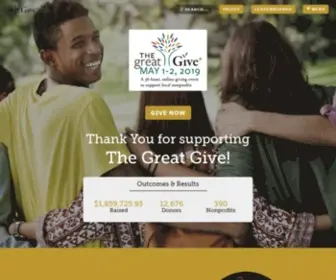 Thegreatgive.org(This Day of Giving) Screenshot