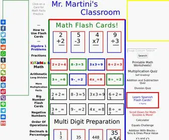 Thegreatmartinicompany.com(Math Practice) Screenshot