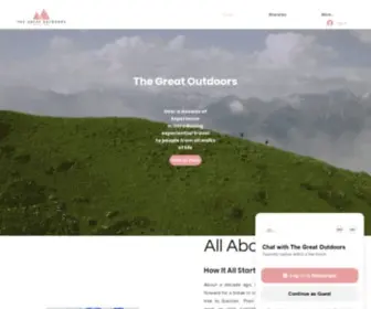 Thegreatoutdoors.in(The Great Outdoors) Screenshot