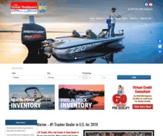 Thegreatoutdoorsmarine.com(New and Used Boat Sales in West Virginia) Screenshot