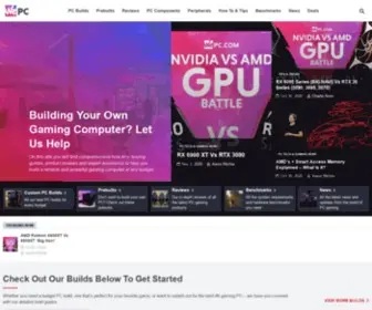 Thegreatsetup.com(Let's build your dream gaming computer) Screenshot