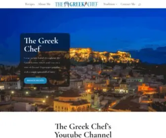 Thegreekchef.us(The Greek Chef) Screenshot