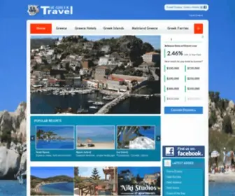 Thegreektravel.com(Greece Travel) Screenshot
