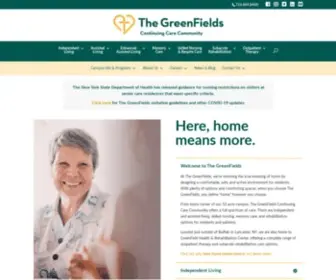 Thegreenfields.org(The GreenFields Continuing Care Community) Screenshot