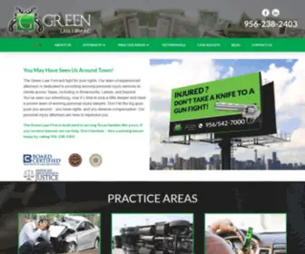 Thegreenlawfirmpc.com(The Green Law Firm P.C) Screenshot