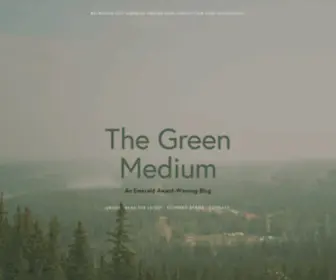 Thegreenmedium.com(The Green Medium) Screenshot