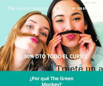 Thegreenmonkey.es(Escuela de idiomas Madrid) Screenshot