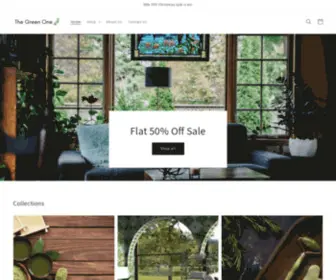 Thegreenone.in(Create an Ecommerce Website and Sell Online) Screenshot