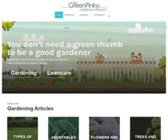 Thegreenpinky.com(Gardening Made Easy) Screenshot