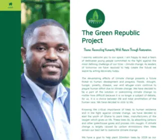 ThegreenrepublicProjectgh.org(The Green Republic Project (TGRP)) Screenshot