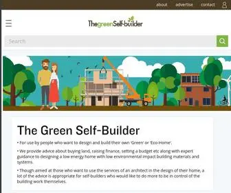 Thegreenselfbuilder.co.uk(Green Self) Screenshot