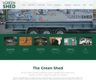 Thegreenshed.net.au(The Green Shed) Screenshot